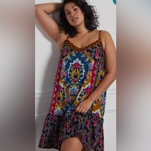 Anthropologie Multicolor Bohemian Dress